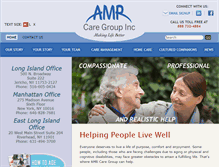 Tablet Screenshot of amrcaregroup.com